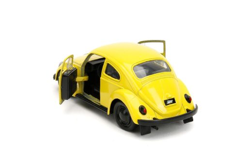 1/32 - "PUNCH BUGGY" 1959 VW Beetle W/Boxing Gloves - Yellow - Jada - Image 6
