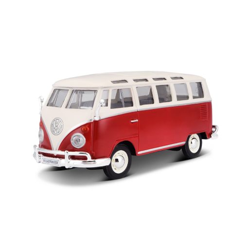 1/25 - Volkswagen Van "Samba" - Special Edition - White/Red - Maisto