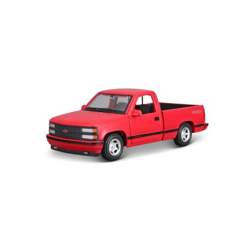 1/24 - Assembly Line 1993 Chevrolet 454 SS Pick-up (Red) - Maisto - Image 2