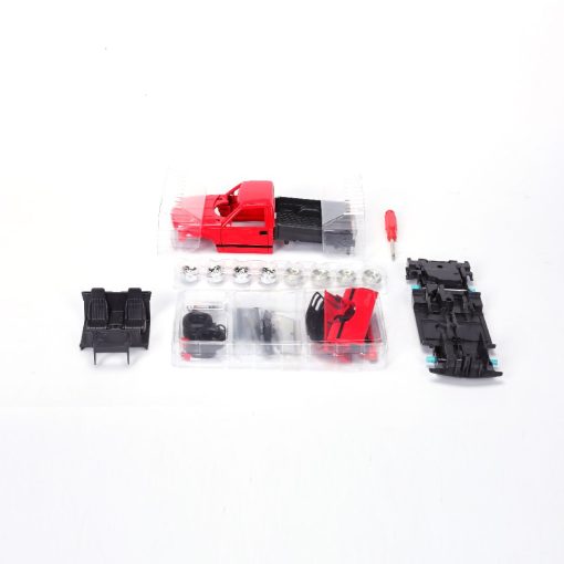 1/24 - Assembly Line 1993 Chevrolet 454 SS Pick-up (Red) - Maisto - Image 3