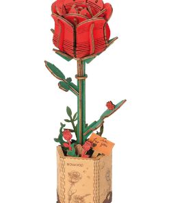 Rowood - Red Rose - 3D Wooden Puzzle