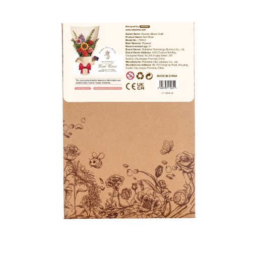 Rowood - Red Rose - 3D Wooden Puzzle - Image 4