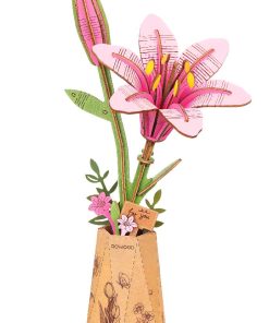 Rowood - Pink Lily - 3D Wooden Puzzle
