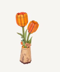 Rowood - Orange Tulip - 3D Wooden Puzzle