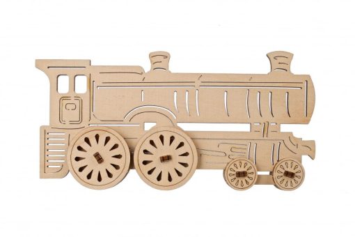 Ugears Hogwarts Express Wooden 3D-Puzzle Coloring - 13 Pieces - Image 2