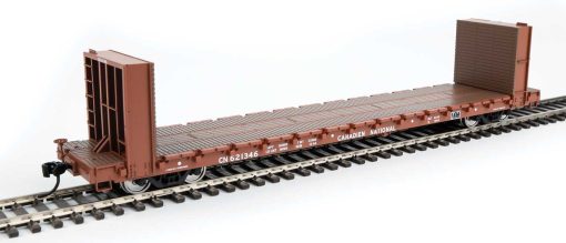 Walther's Mainline -  CN 60' Pullman-Standard Bulkhead Flatcar (48' IL) - Ready to Run