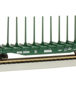 52' Center-Beam Flatcar - BC Rail #52423
