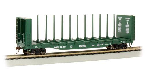 52' Center-Beam Flatcar - BC Rail #52423