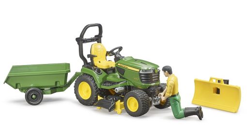John Deere X949 lawn tractor with trailer - Image 2