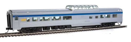 85' Budd Dome Coach - Ready to Run - Via Rail Canada (silver, blue, yellow) - Image 2