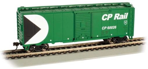 40' Steel Boxcar - Canadian Pacific #60026 (green) - Ready to Run - Silver Series®