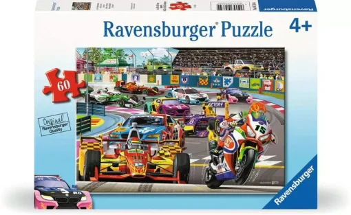 Puzzle Greg Paprocki: Racetrack Rally - 60 Pieces Puzzle