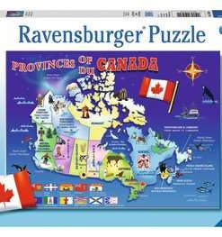 Map of Canada - 100 Pieces Puzzle