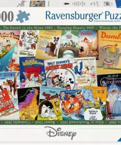 Disney Vintage Movie Posters - 1000 Pieces Puzzle