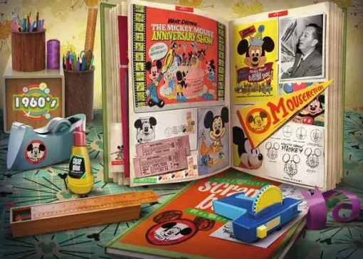 1960 Mickey Moments - 1000 Pieces Puzzle - Image 2