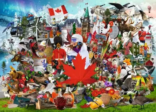 Oh Canada! - 1000 Pieces Puzzle - Image 2