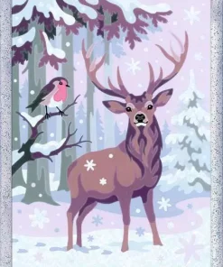 CreArt - Festive Friends - Paint by numbers for kids 9 years up