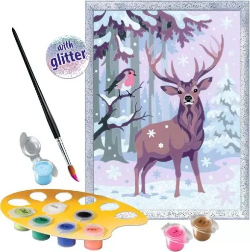 CreArt - Festive Friends - Paint by numbers for kids 9 years up - Image 2