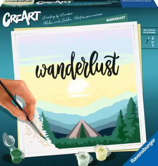 CreArt - Wanderlust - Paint by numbers for adults