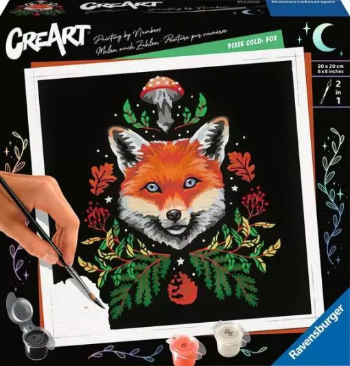CreArt - Pixie Cold: Fox - Paint by numbers for adults
