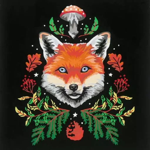 CreArt - Pixie Cold: Fox - Paint by numbers for adults - Image 2