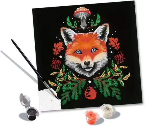 CreArt - Pixie Cold: Fox - Paint by numbers for adults - Image 3