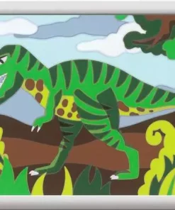 CreArt - Roaming Dinosaur - Paint by numbers for kids 9 years up