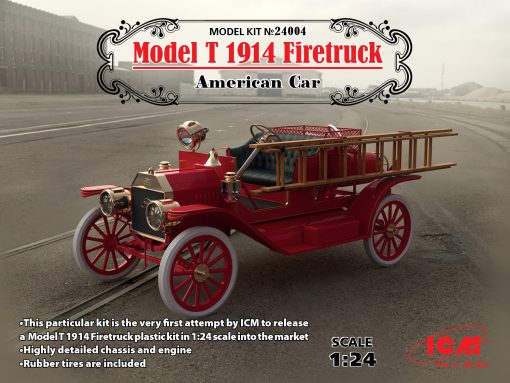 1/24 Model T 1914 Firetruck, American Car