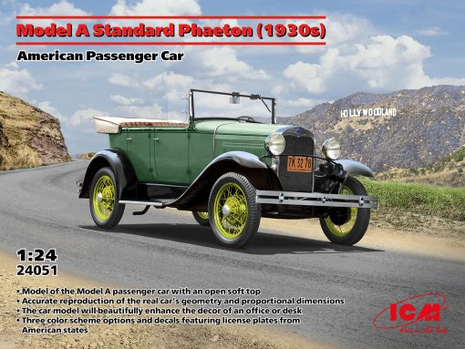 1/24 Model A Standard Phaeton (1930s), American Passenger Car