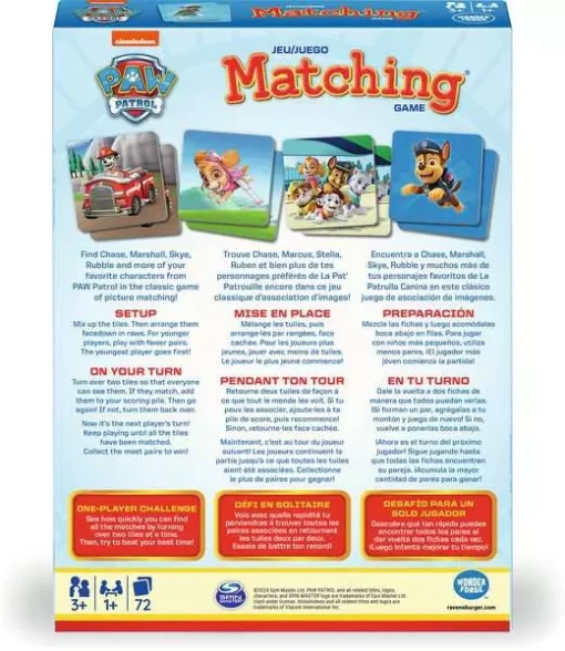 Paw Patrol Matching Game EN/FR - Image 3