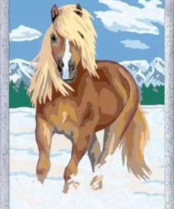 CreArt - The Royal Horse - Paint by numbers for kids 9 years up