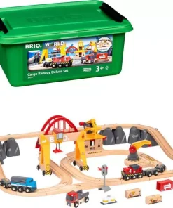 BRIO World - Cargo Railway Deluxe Set