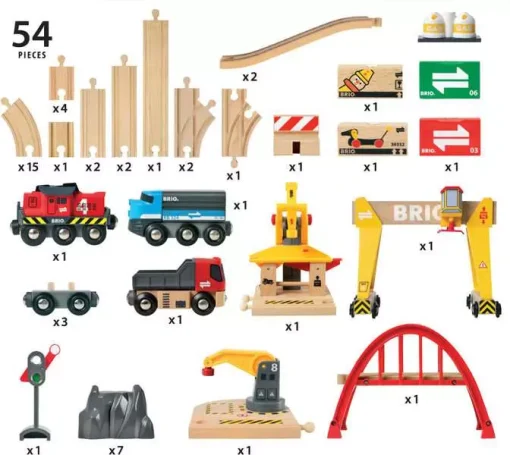 BRIO World - Cargo Railway Deluxe Set - Image 9
