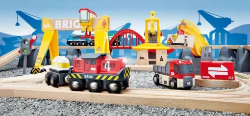 BRIO World - Cargo Railway Deluxe Set - Image 10