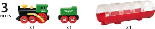 BRIO World - Steam Train &Tunnel - Image 5