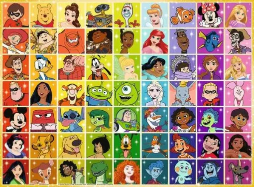Disney & Pixar Color Palette - 500 Pieces Puzzle - Image 2
