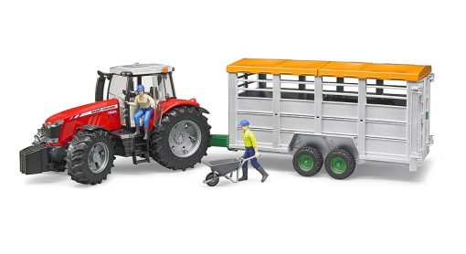 Livestock trailer with 1 cow - Image 2