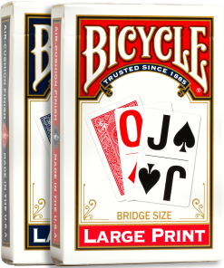 BICYCLE - BRIDGE SIZE LARGE PRINT