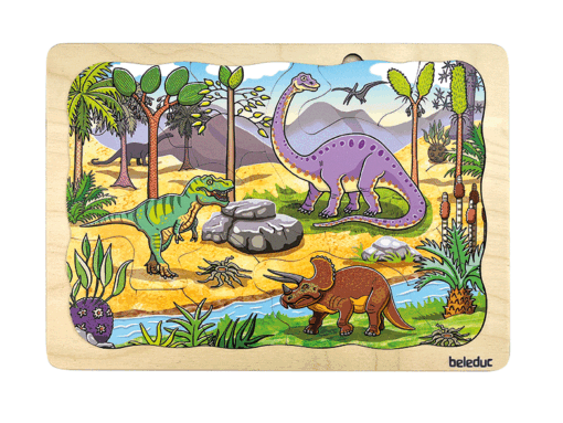 Layer Puzzle - Dinosaurs - 4 in 1 puzzle - Image 4