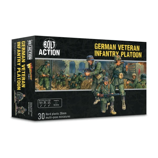 Bolt Action:  German Veteran Infantry Platoon