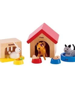 Family Pets - Wooden Doll House Furniture - Hape