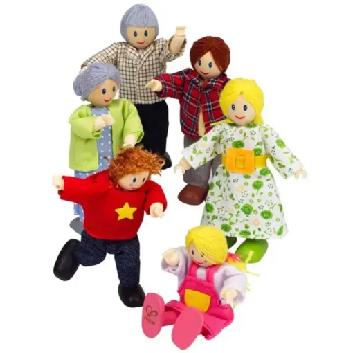 Happy Family - Caucasian - Wooden Doll House Furniture - Hape - Image 2