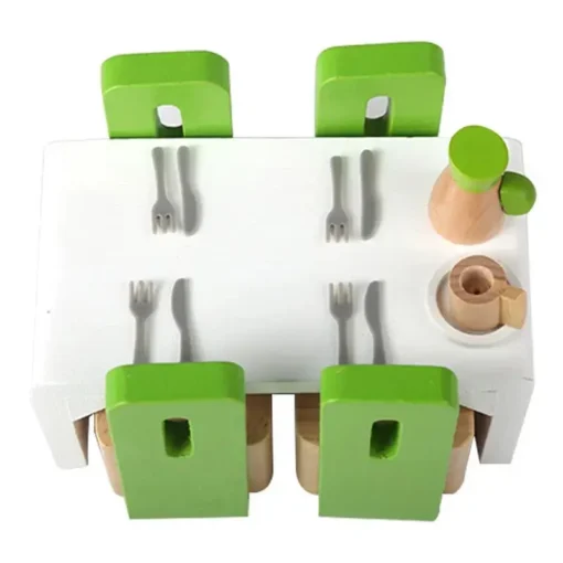 Dining Room Set  - Wooden Doll House Furniture - Hape - Image 2