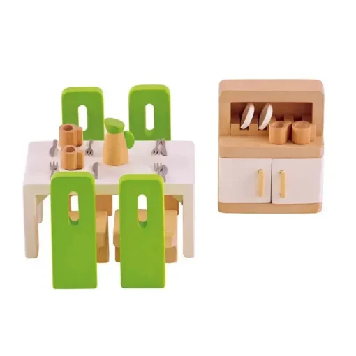 Dining Room Set  - Wooden Doll House Furniture - Hape - Image 6