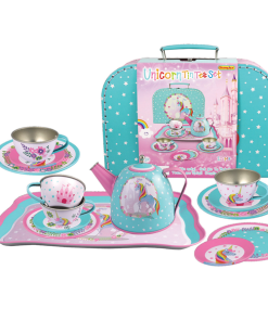 Unicorn Tin Tea Set with Carry Case