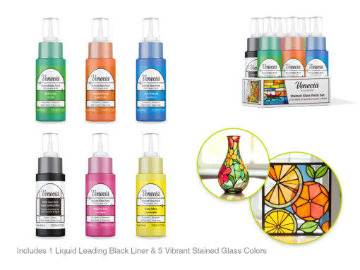 Citrus - 2oz Venecia™ Stained Glass Paint Set 6pc