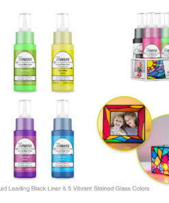 Neon - 2oz Venecia™ Stained Glass Paint Set 6pc