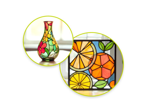 Citrus - 2oz Venecia™ Stained Glass Paint Set 6pc - Image 2