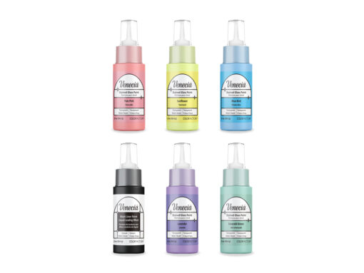 Pastels - 2oz Venecia™ Stained Glass Paint Set 6pc - Image 3