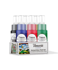 Basics - 2oz Venecia™ Stained Glass Paint Set 6pc